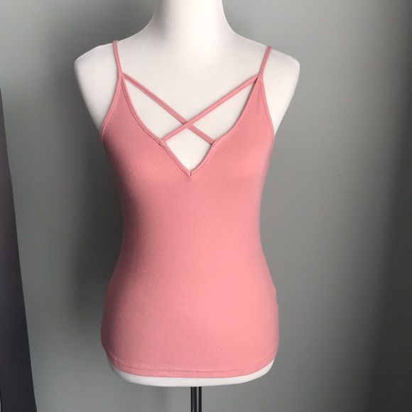 Lira Clothing Pink Strappy Tank Size M - Picture 1 of 3